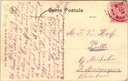 Namur - "Caserne d'artillerie" - Artilleriekazerne – achterzijde van de originele postkaart