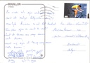 Bouillon - "Bonjour de Bouillon" - Château de Bouillon, meerdere zichten – achterzijde van de originele postkaart