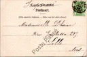 Brussel - "Le Palais du Comte de Flandre" - Paleis van de Graaf van Vlaanderen – achterzijde van de originele postkaart