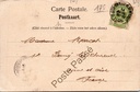 Brussel - "Square Marie Louise" - Maria-Louizasquare – achterzijde van de originele postkaart