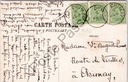 Gent - "Gand. Le Chateau des Comtes." - Het Gravensteen (Kasteel der Graven) – achterzijde van de originele postkaart