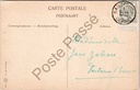 Gent - "GAND - CHÂTEAU DES COMTES" - Gravensteen – achterzijde van de originele postkaart