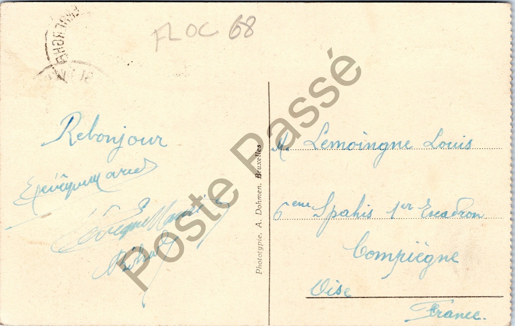 Zeebrugge - "Entrée du Musée" - Ingang van het Museum – originele postkaart, afbeelding 3