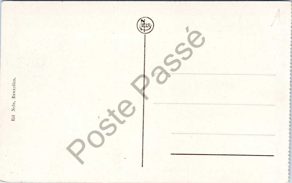 Zeebrugge - "Extrémité du Môle. Entrée du Port." - Uiteinde van de golfbreker – originele postkaart, afbeelding 3