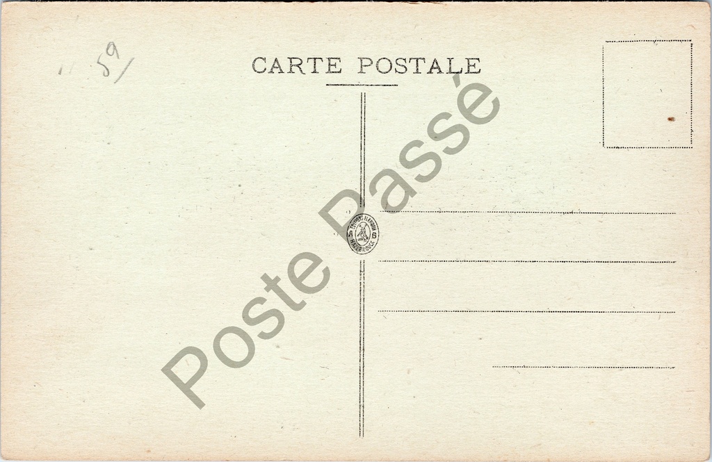 Everbecq - "Rue Klaye" - Klayestraat – achterzijde van de originele postkaart