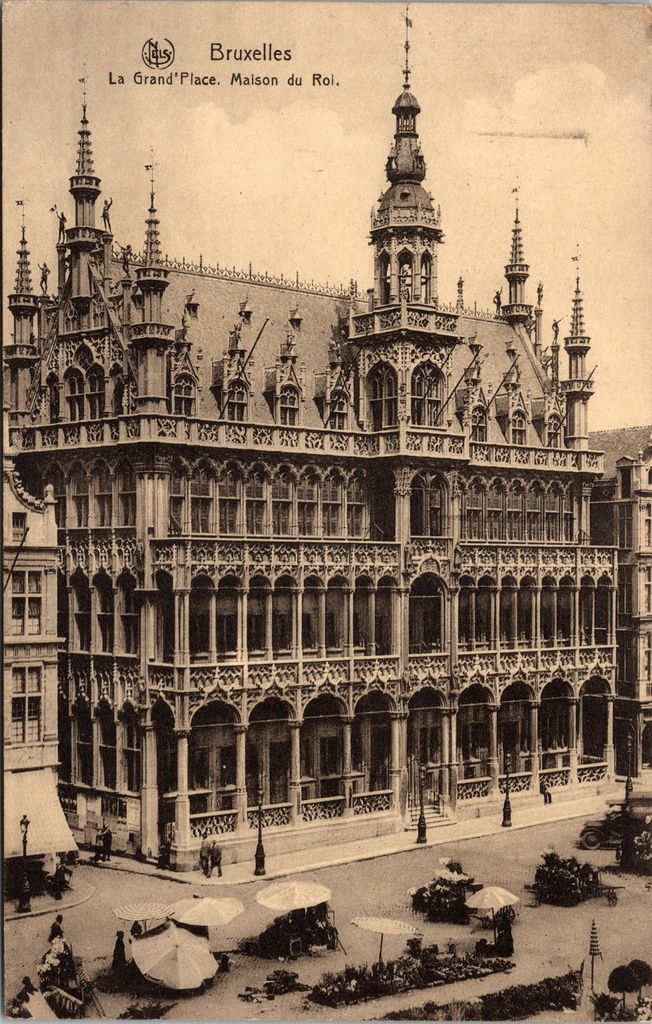 Brussel - "La Grand'Place. Maison du Roi" - Grote Markt met Broodhuis