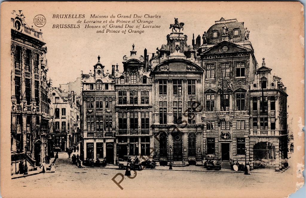 [Brussel0316] Brussel - "Maisons du Grand Duc Charles de Lorraine et du Prince d'Orange" - Gildehuizen op de Grote Markt