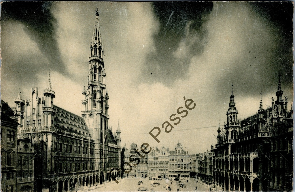 [Brussel0326] Brussel - "Grand'Place" - Grote Markt met stadhuis en belfort algemeen zicht