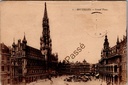 Brussel - "Grand' Place" - Grote Markt met stadhuis en belfort