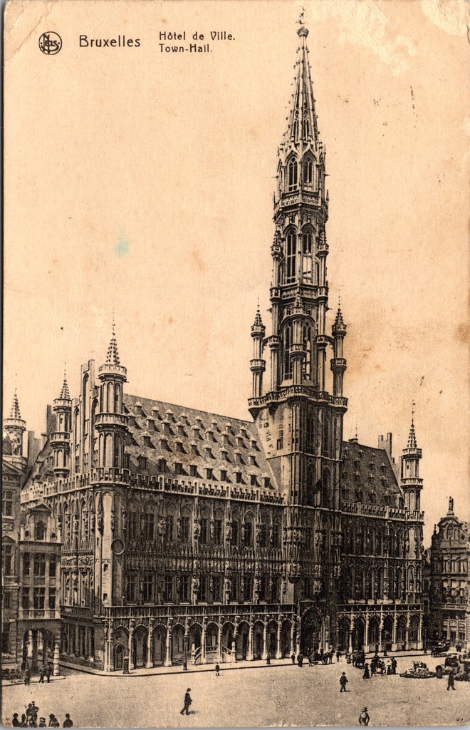 [img20251216_20073932] Brussel - "Hôtel de Ville" - Stadhuis met belfort op Grote Markt