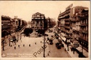 Brussel - "Place de Brouckère" - Beursplein met tramverkeer en historisch stadsbeeld