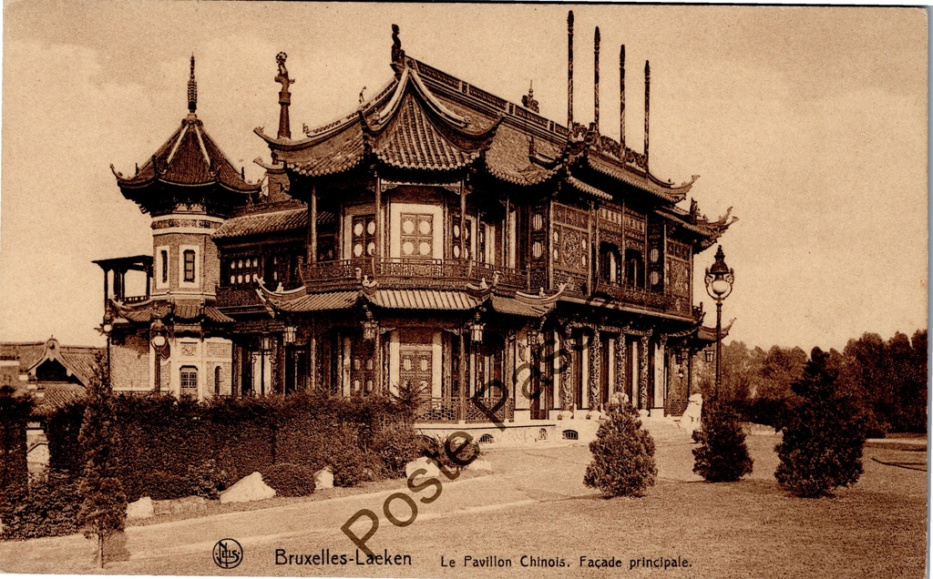 [Brussel0564] Laken - "Le Pavillon Chinois" - Chinees Paviljoen hoofdgevel