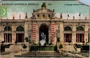 Brussel - "Le Quadrige et Entrée Principale" - Hoofdingang met quadriga Wereldtentoonstelling 1910