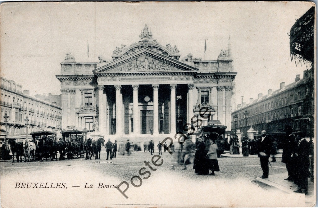 Brussel - "La Bourse" - Beursgebouw