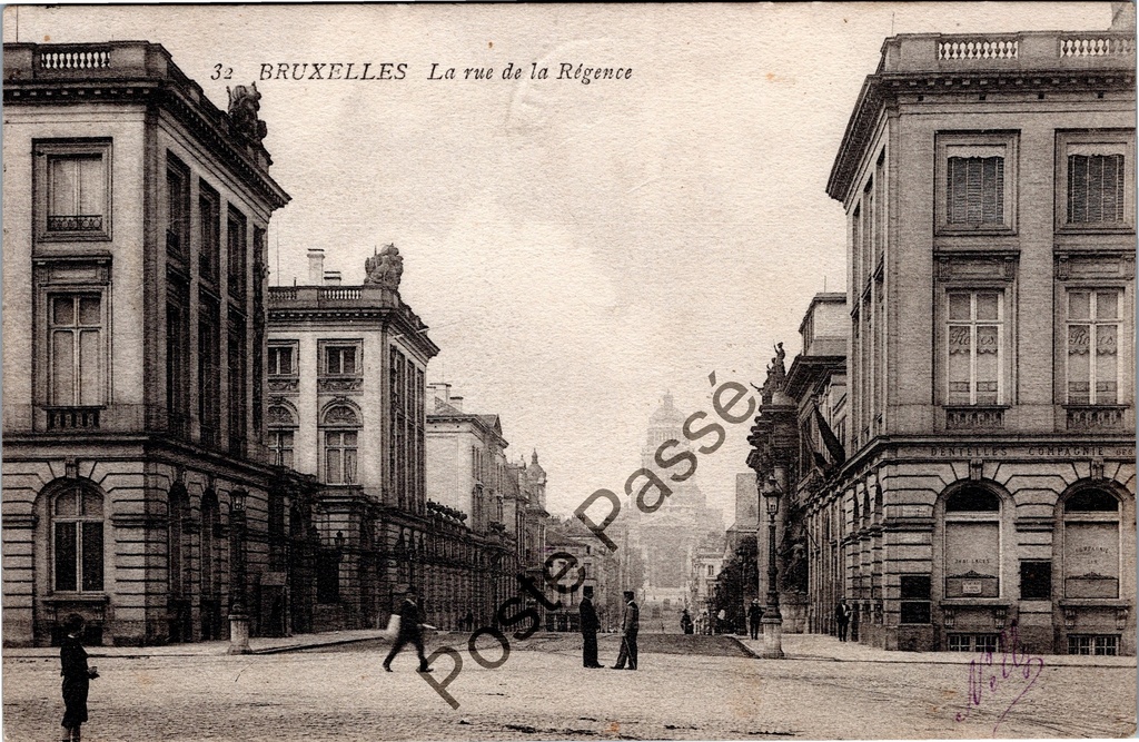 [Brussel0290] Brussel - "La rue de la Régence" - Regentschapsstraat