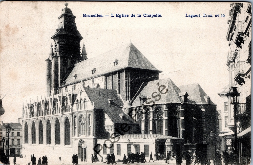 [Brussel0258] Brussel - "L'Eglise de la Chapelle" - Kapellekerk