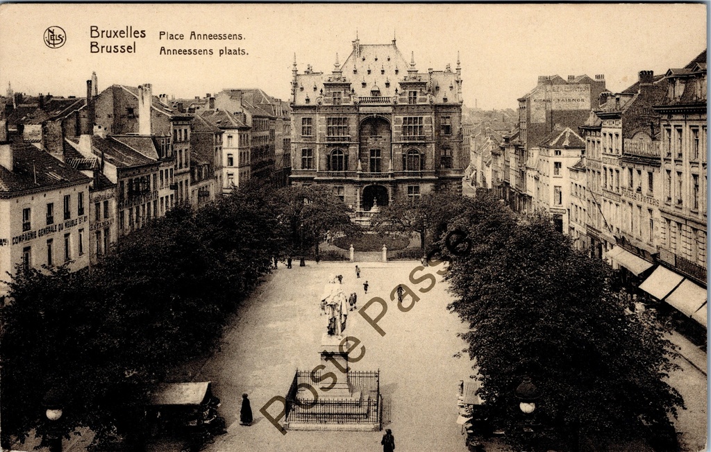 Brussel - "Place Anneessens" - Anneessensplein