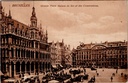 Brussel - "Grande Place. Maison du Roi et des Corporations" - Grote Markt met Broodhuis en Gildehuizen
