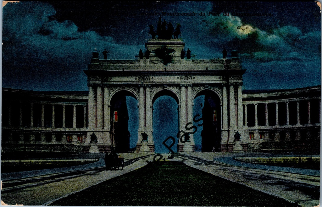 [Brussel0178] Brussel - "L'Arc du Cinquantenaire du Parc du Cinquantenaire" - Triomfboog van het Jubelpark