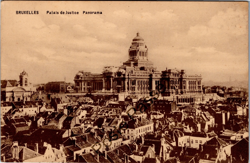 [Brussel0166] Brussel - "Palais de Justice Panorama" - Justitiepaleis Panorama