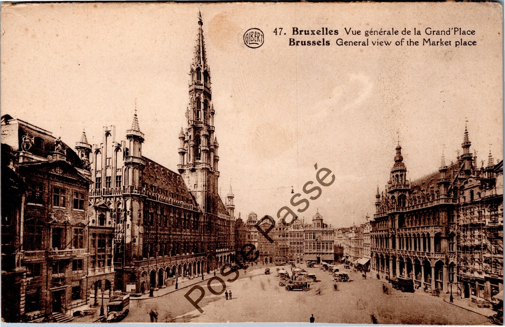 [Brussel0162] Brussel - "Vue générale de la Grand'Place" - Algemeen zicht op de Grote Markt