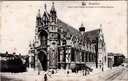 Brussel - "Eglise Notre-Dame du Sablon et rue de la Régence" - Onze-Lieve-Vrouw ten Zavel en Regentschapsstraat