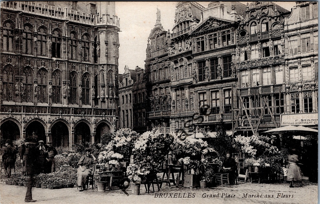 [Brussel0126] Brussel - "Grand'Place Marché aux Fleurs" - Grote Markt Bloemenmarkt