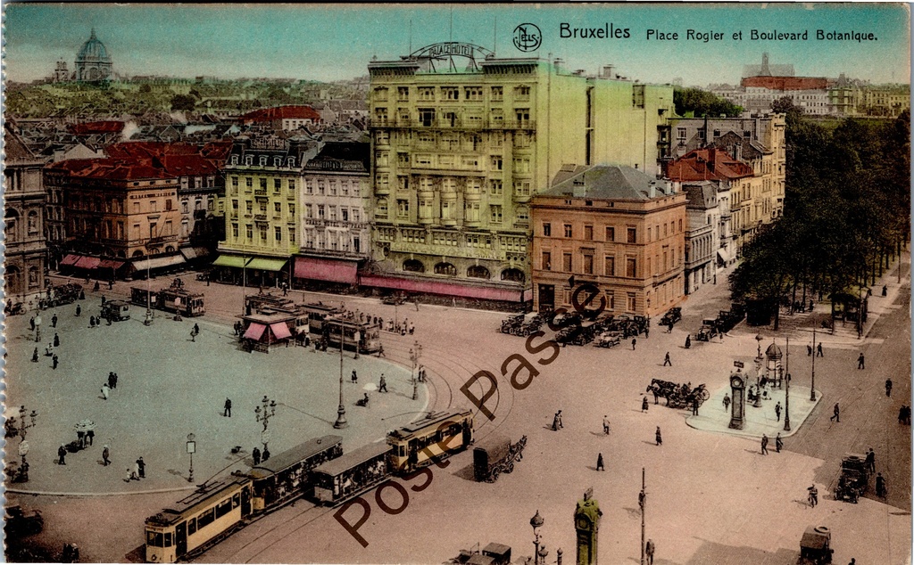 [Brussel0098] Brussel - "Place Rogier et Boulevard Botanique" - Rogierplein en Kruidtuinlaan