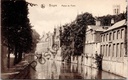 Brugge - "Bruges Palais du Franc." - Zicht op het Paleis van het Brugse Vrije langs de gracht