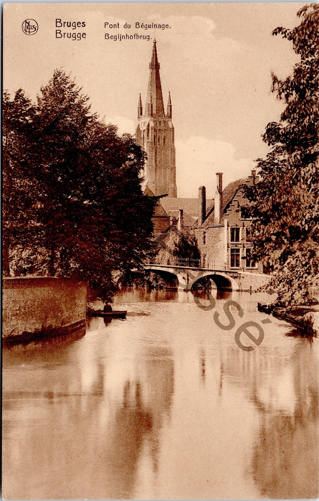 [Brugge0036] Brugge - "Pont du Béguinage. Begijnhofbrug." - Brug aan het Begijnhof