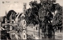 Brugge - "Bruges - Quai Vert." - Zicht op de Groene Rei met brug en Belfort