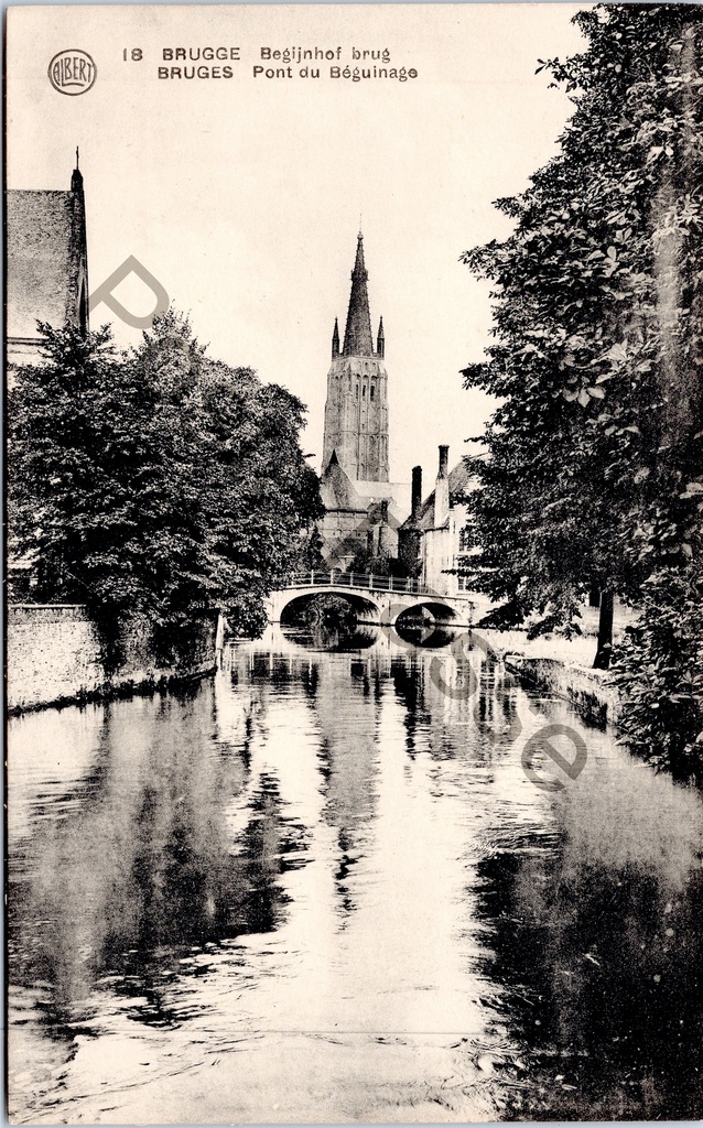 [Brugge0064] Brugge - "Begijnhof brug / Pont du Béguinage" - Brug bij het Begijnhof