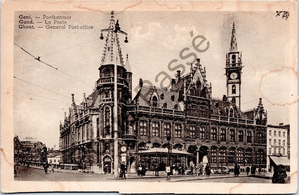 [Gent0240] Gent - "Postkantoor / La Poste / General Post-office" - Hoofdpostkantoor van Gent