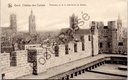 Gent - "Gand. Château des Comtes - Panorama vu de la plate-forme du Donjon." - Panorama gezien vanaf het platform van de Donjon van het Gravensteen