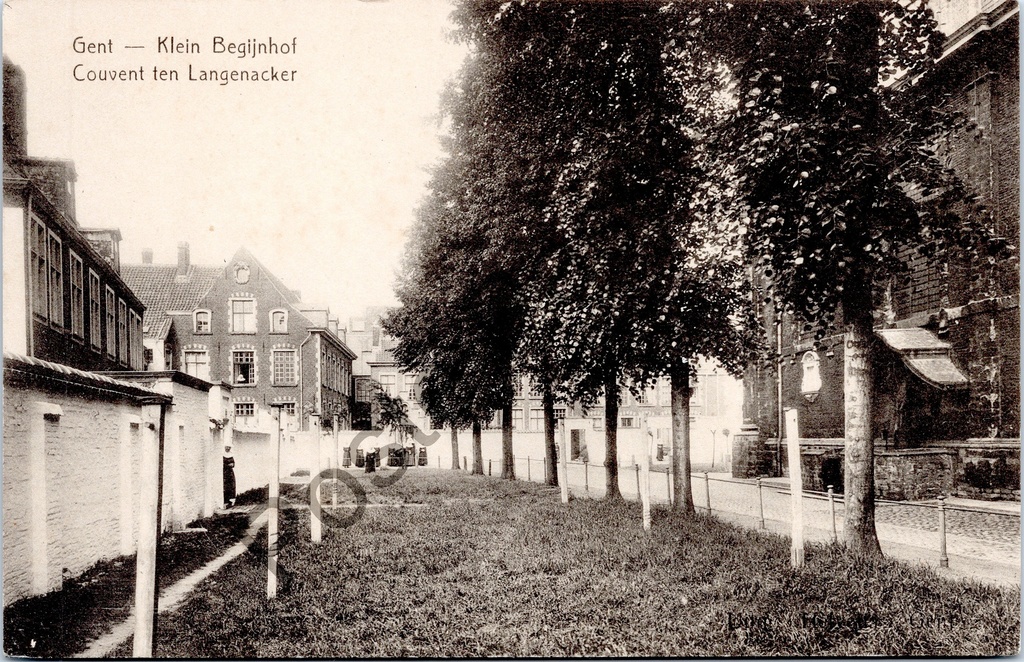 [Gent0270] Gent - "Klein Begijnhof - Couvent ten Langenacker" - Zicht op het Klein Begijnhof