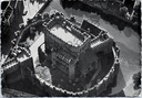 Gent - "'s Gravensteen - Château des Comtes" - Luchtfoto van het Gravensteen (Gravenkasteel)