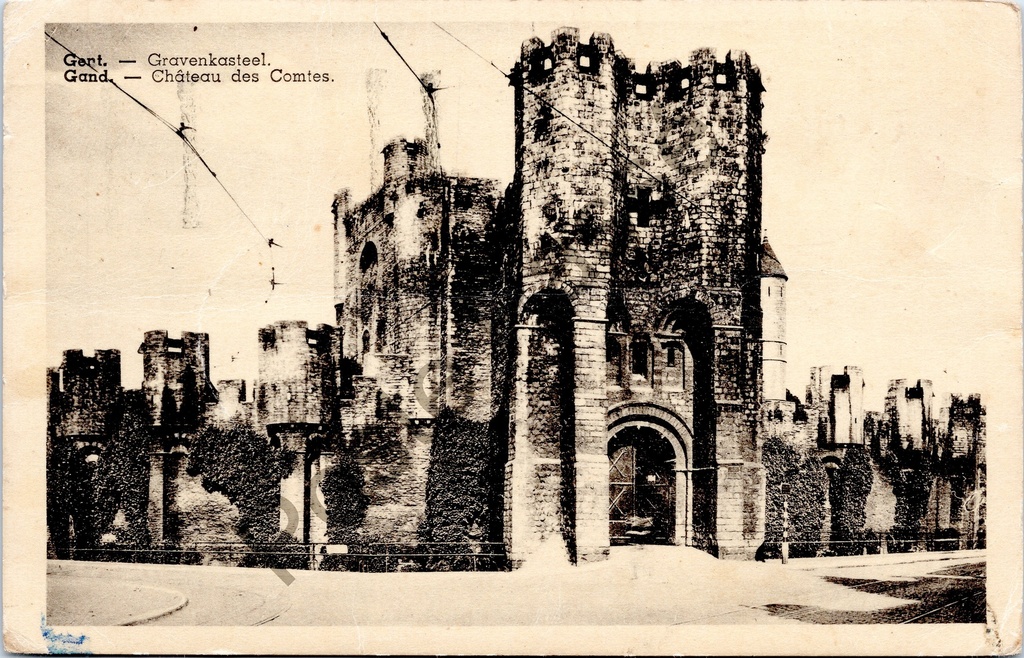 Gent - "Gravenkasteel / Château des Comtes" - Het Gravensteen middeleeuwse burcht