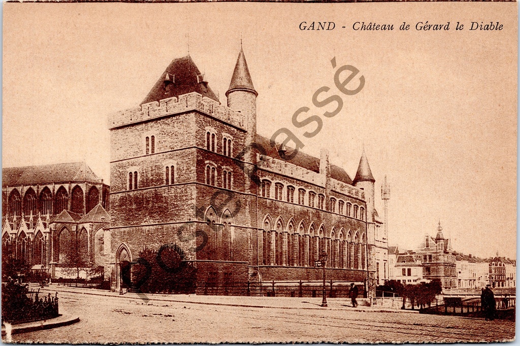 Gent - "GAND - Château de Gérard le Diable" - Kasteel van Gerard de Duivel