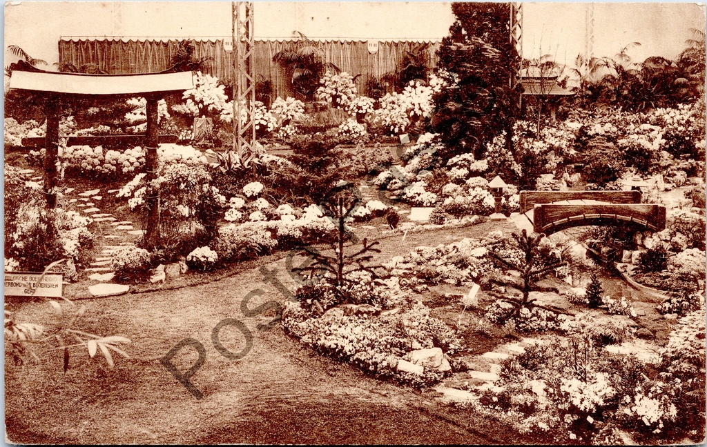 [Gent0392] Gent - "Belgische Boerenbond - Verbond der Bloemisten - Gent" - Gentse Floraliën 1938, bloemententoonstelling