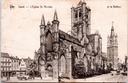 Gent - "Gand. — L'Eglise St. Nicolas et le Beffroi" - Sint-Niklaaskerk en Belfort