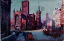 Gent - "De Sint-Nicolaas Kerk, het Belfort en Sint-Baaf's Kerk" - Zicht op Sint-Niklaaskerk, Belfort en Sint-Baafskathedraal