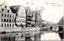 Gent - "Le Quai aux Herbes et le Pont St. Michel" - Kraanlei en Sint-Michielsbrug