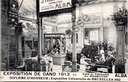 Gent - "Exposition de Gand 1913 - Stand de Fabrication des Cigarettes ALBA" - Stand van sigarettenfabrikant J. Tirou-Dirico (Charleroi) op de Wereldtentoonstelling van Gent 1913