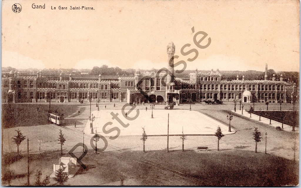 [Gent0490] Gent - "Gand La Gare Saint-Pierre" - Het station Sint-Pieters