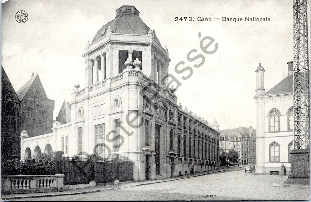 [Gent0492] Gent - "Gand — Banque Nationale" - Gebouw van de Nationale Bank