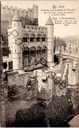 Gent - "Château des Comtes de Flandre / 's-Gravensteen" - Luchtfoto van het Gravensteen met ringmuur en donjon