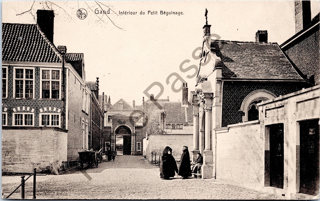 [Gent0522] Gent - "Intérieur du Petit Béguinage" - Binnenzicht van het Klein Begijnhof