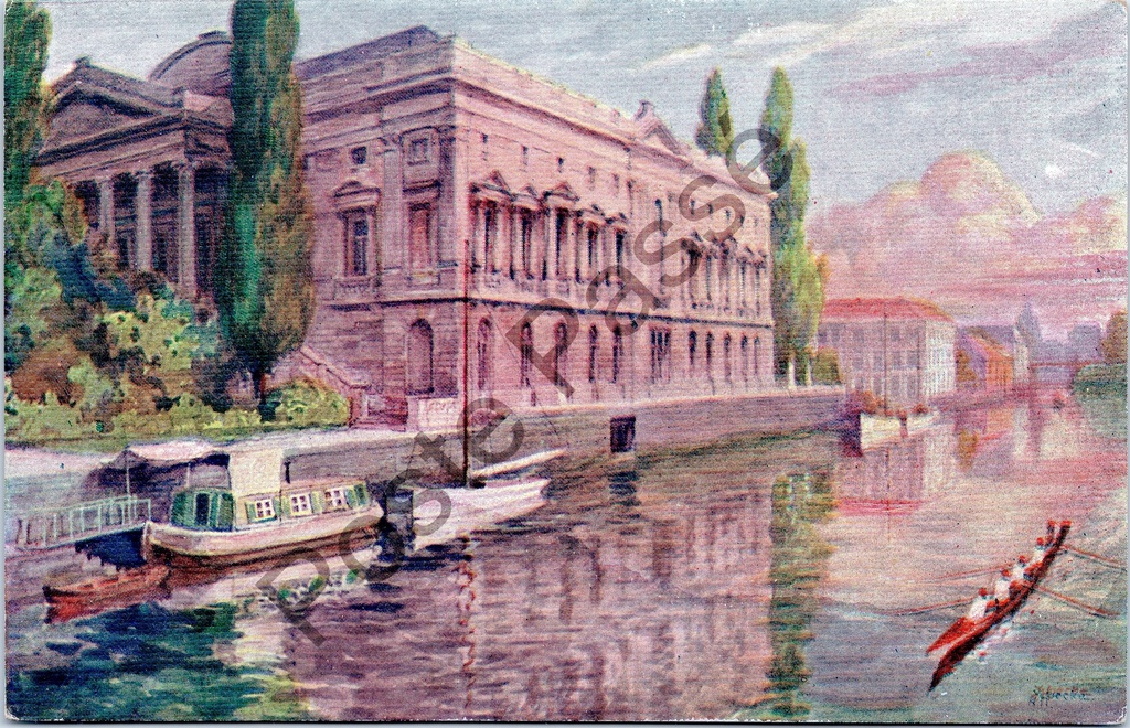 [Gent0558] Gent - "La Lys et le Palais de Justice" - De Leie en het Gerechtshof