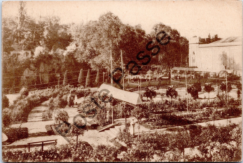 [Gent0560] Gent - "Roserales Gantoises - Palais des fêtes (Parc-Gand)" - Gentse Rozentuinen, Feestpaleis in het Stadspark 1924