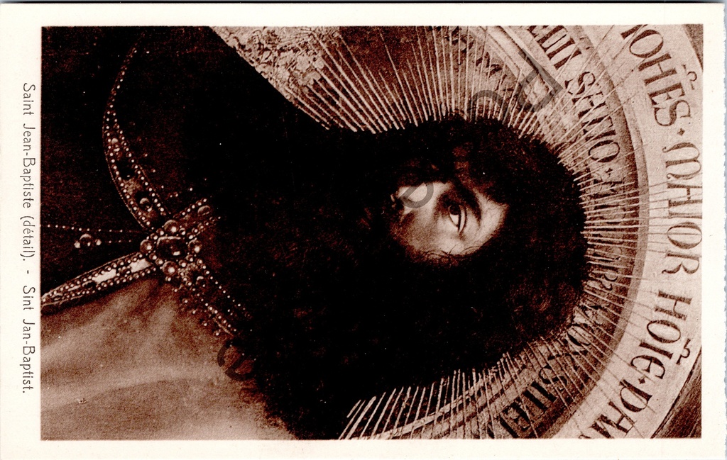 Gent - "Saint Jean-Baptiste (détail)" - Detail van Sint-Jan-Baptist, Het Lam Gods (Van Eyck)